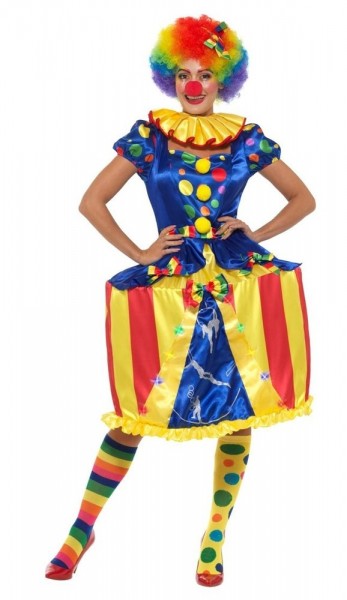 LED Zirkus Manege Clown Damenkostüm