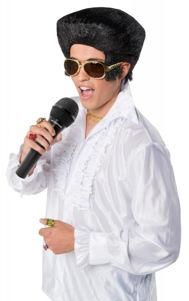 Presley Perücke schwarz