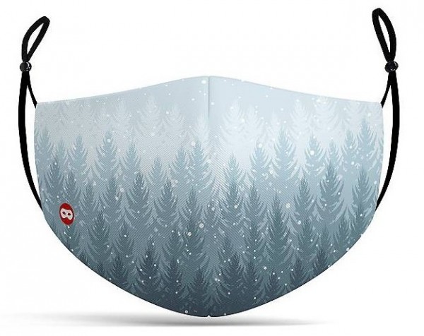 Winterwald Mund-Nase-Maske
