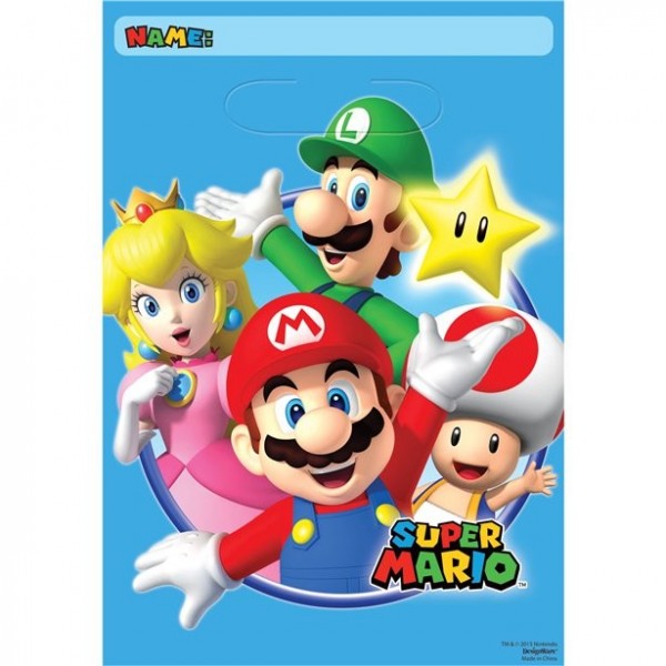 8 Super Mario Geschenktüten