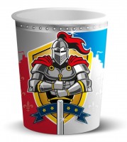 8 Becher Ritter Wappen 250ml
