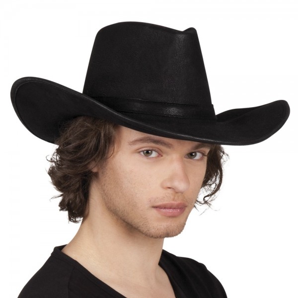 Schwarzer Edel Cowboyhut