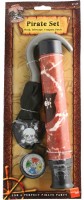 4-Teiliges Piratenkostüm Accessoires-Set