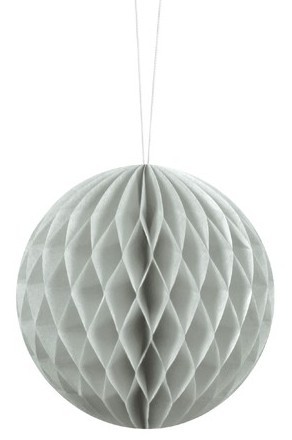 Wabenball Lumina hellgrau 10cm
