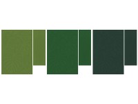 Vorschau: 21 tropische Palmenblätter in 7 Formen