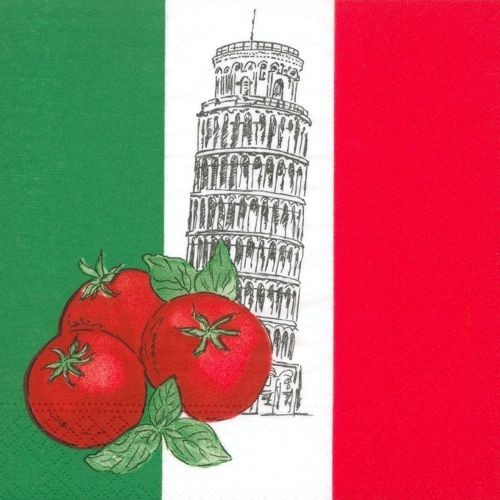 50 Italien Servietten Pisa 33cm