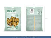 100 Eco metallic Ballons gold 26cm