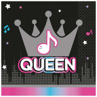 16 Be Famous Getränke-Servietten 25cm