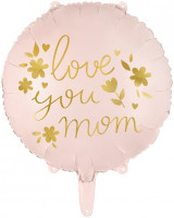 Vorschau: Ich liebe dich Mom Folienballon 45cm