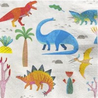 20 Kleiner Party-Dino Servietten 33cm