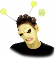 Vorschau: Alien Haarreif mit Neongrünen Antennen