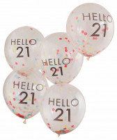 5 Milestone 21`st Eco Ballon 30cm