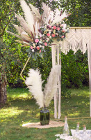 Vorschau: Makramee Boho Vorhang 1,04 x 1,82m