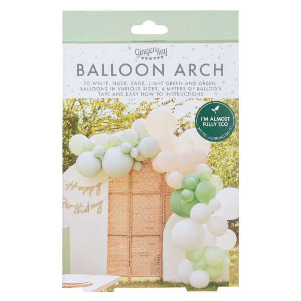Eco Ballongirlande Green Team