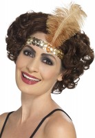 Pailletten Gold Stirnband