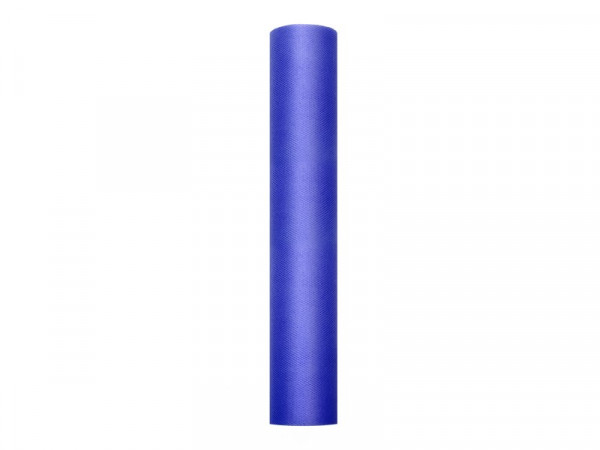 Tüll Stoff Luna royalblau 9m x 30cm 2