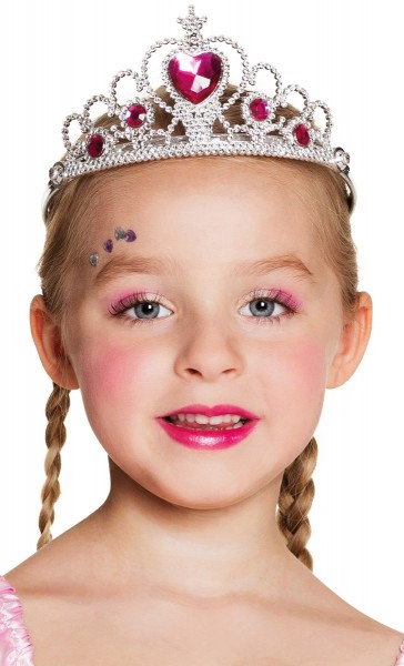 Silberne Kinder Prinzessin Krone