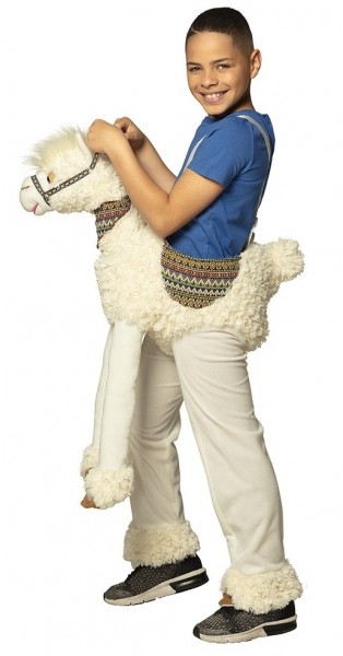 Lama Parade Huckepack Kostüm für Kinder
