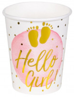 Vorschau: 10 Cute Little Girl Pappbecher 210ml