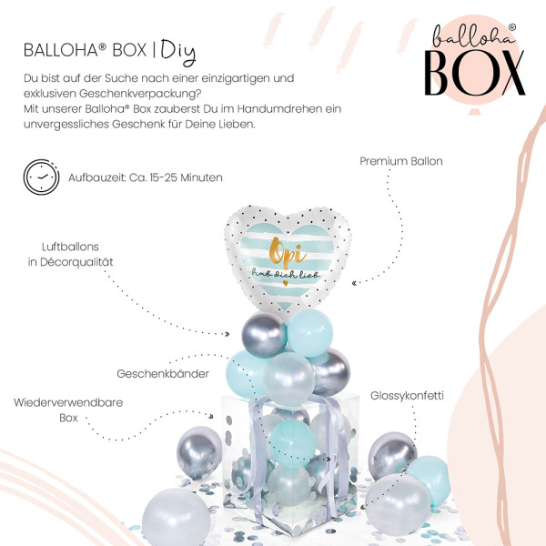 Balloha Geschenkbox DIY Opi hab dich lieb XL 3