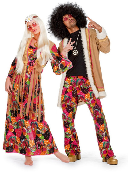 Psychedelisches Hippie Herrenkostüm 3