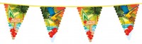 Bunter Hawaii Aloha Wimpelkette 600cm