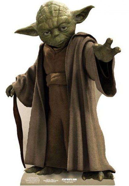 Yoda Star War Pappaufsteller 76cm