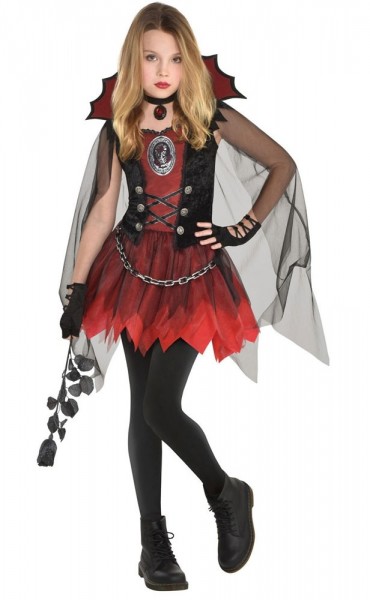 Vampir Girl Mädchenkostüm