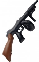 Aufblasbare Gangster Maschinenpistole 75cm