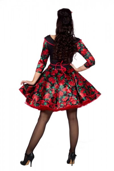 50er Jahre Rosenkleid für Damen 4