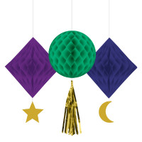 3 New Moon Eid Wabenhänger