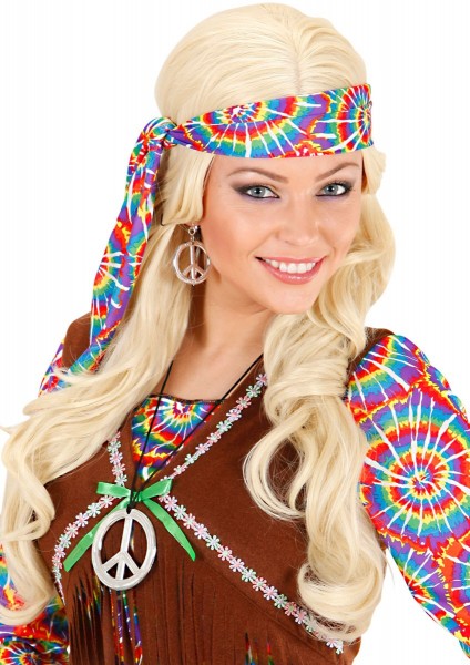 Peace Kette Und Ohrring Set 3