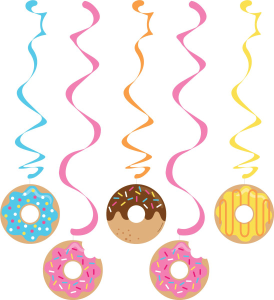 3 Donut Candy Shop Spiralhänger