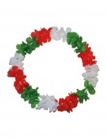 Fan Blumenkranz in Italien-Farben