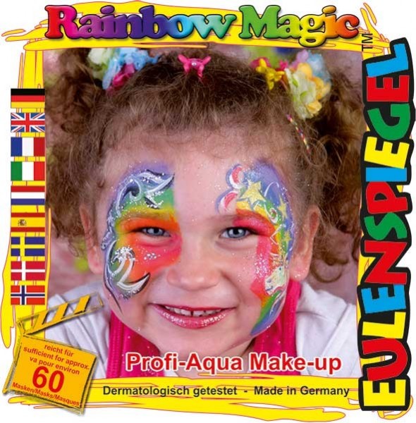 Buntes Regenbogen Schminkset