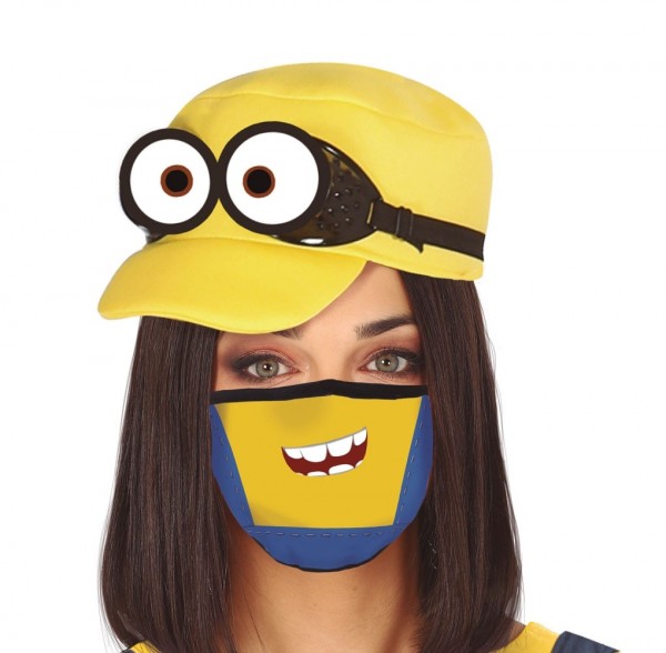 Gelber Schurkengehilfe Mund-Nase-Maske
