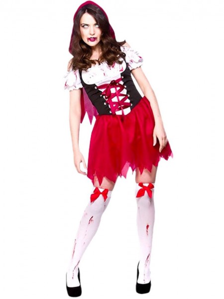 Zombie Todkäppchen Damenkostüm