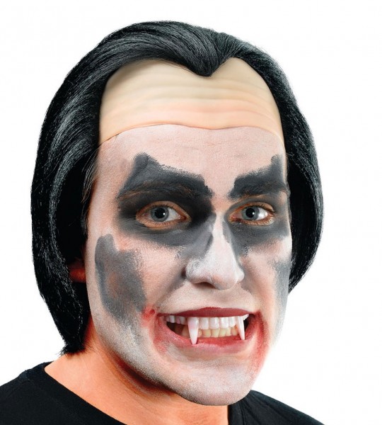 Dracula Perücke Mit Hoher Stirn