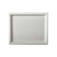 Vorschau: 50 Zuckerrohr Teller Aida eckig 14 x 17cm