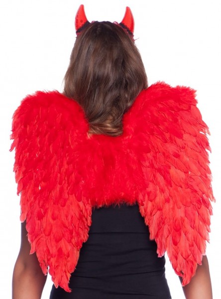 Große Teufelsflügel in Rot 50cm