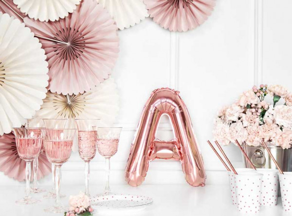 Folienballon A roségold 35cm 3