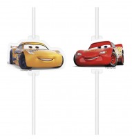 4 Cars Evolution Papier Strohhalme