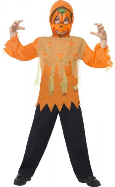 Kleines Halloween Kürbis Kinderkostüm