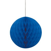 Ozeanblauer Wabenball 20cm