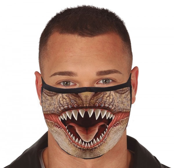 Reptilien Mund-Nase-Maske