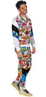 Vorschau: 80er Jahre Comic Jogginganzug für Erwachsene