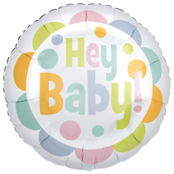 Hey Baby Folienballon 46cm