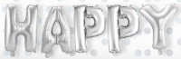 Folienballon Happy 5-teilig