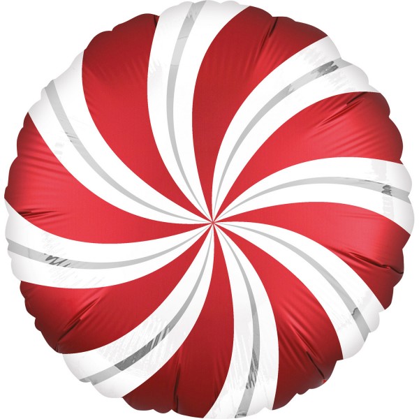 Lollipop Folienballon rot 45cm
