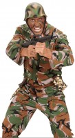 Vorschau: Kleines Messer Mit Camouflage Tarn Messerhülle